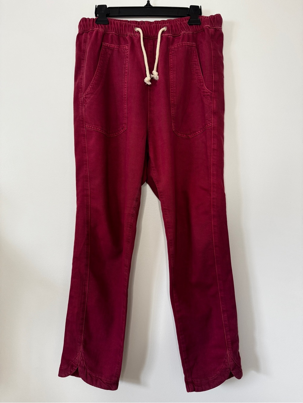 Anthropologie Pilcro Trailblazer Pants Trousers Joggers Washed Red Drawstring MT
